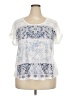 Style&Co White Short Sleeve Blouse Size 2X - photo 1