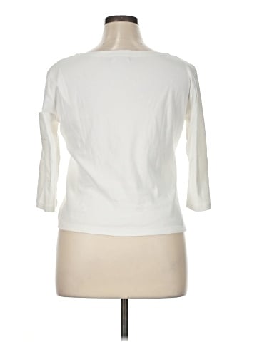 Lauren by Ralph Lauren 3/4 Sleeve T-Shirt (view 2)