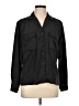 Shapely 100% Polyester Black Long Sleeve Blouse Size 10 - photo 1