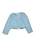 Lilax 100% Polyester Blue Long Sleeve Blouse Size 8 - photo 1