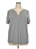 Como Vintage Gray Short Sleeve Top Size 2X - photo 1