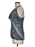 Parker 100% Silk Blue Sleeveless Silk Top Size M - photo 5