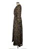 Madewell 100% Polyester Print Brown Casual Dress Size 10 - photo 5