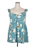 Torrid Teal Sleeveless Top Size 3X Plus (3) - photo 1
