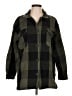 Lucky Brand 100% Cotton Plaid Green Coat Size L - photo 1