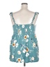 Torrid Teal Sleeveless Top Size 3X Plus (3) - photo 2