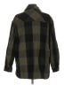 Lucky Brand 100% Cotton Plaid Green Coat Size L - photo 2