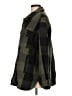 Lucky Brand 100% Cotton Plaid Green Coat Size L - photo 5