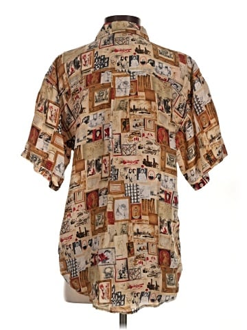 Whistles Short Sleeve Silk Top (view 2)