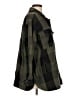 Lucky Brand 100% Cotton Plaid Green Coat Size L - photo 4