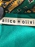 Alice + Olivia 100% Viscose Paisley Green Jumpsuit Size 0 - photo 4