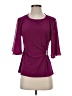 MSK Purple 3/4 Sleeve Blouse Size S - photo 1