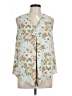 Emery Rose Blue Sleeveless Blouse Size L - photo 1