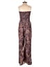 Timing 100% Polyester Paisley Purple Jumpsuit Size S - photo 2