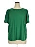 Max Studio Green Short Sleeve Top Size 1X - photo 1