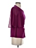 MSK Purple 3/4 Sleeve Blouse Size S - photo 4