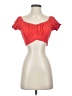 Lyaner 100% Rayon Red Short Sleeve Top Size S - photo 1