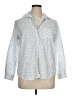 Grayson 100% Cotton Polka Dots Blue 3/4 Sleeve Blouse Size XL (5) - photo 1