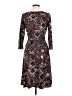 Rekucci Paisley Brown Cocktail Dress Size 8 - photo 2
