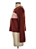 Saturday Sunday Color Block Burgundy Pullover Sweater Size XS - photo 5