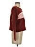 Saturday Sunday Color Block Burgundy Pullover Sweater Size XS - photo 4