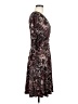 Rekucci Paisley Brown Cocktail Dress Size 8 - photo 4