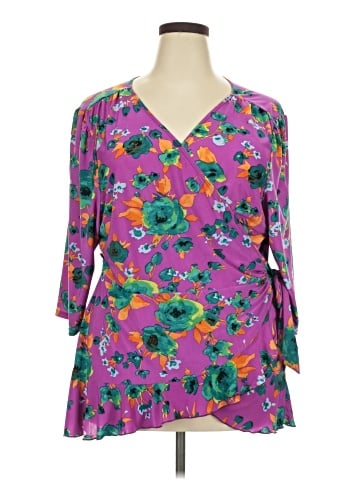 Kiyonna 3/4 Sleeve Top (view 1)