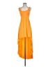 Bebe Color Block Orange Casual Dress Size XXS - photo 1