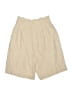 Michelle Stuart Solid Ivory Khaki Shorts Size 10 - photo 1