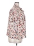 Shein Curve Floral Multi Color Ivory Short Sleeve Blouse Size 18 Plus (3) - photo 4