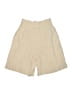 Michelle Stuart Solid Ivory Khaki Shorts Size 10 - photo 2