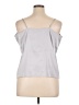 Saki Silver Silver Sleeveless Blouse Size XL - photo 2