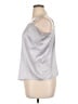 Saki Silver Silver Sleeveless Blouse Size XL - photo 5