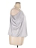 Saki Silver Silver Sleeveless Blouse Size XL - photo 4