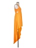 Bebe Color Block Orange Casual Dress Size XXS - photo 4