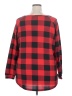 chic soul (chicsoul.com) 100% Polyester Red 3/4 Sleeve Blouse Size XXL - photo 2