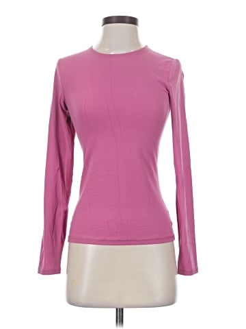 Golden Aritzia Long Sleeve T-Shirt (view 1)