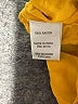 Feathers 100% Rayon Yellow 3/4 Sleeve Blouse Size S - photo 8