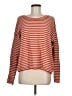 Madewell Stripes Orange Pullover Sweater Size M - photo 1