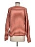 Madewell Stripes Orange Pullover Sweater Size M - photo 2
