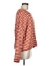 Madewell Stripes Orange Pullover Sweater Size M - photo 4