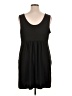 J Valdi Solid Black Casual Dress Size 1X - photo 2