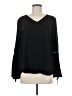 Ro & De 100% Polyester Black Long Sleeve Blouse Size M - photo 1