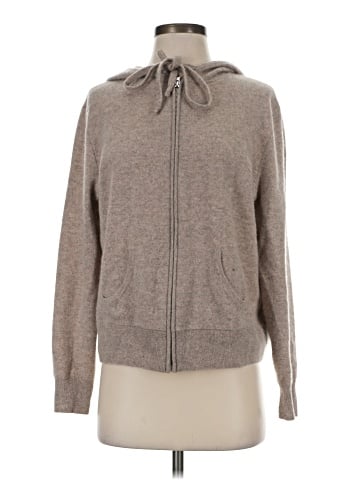 Aqua Zip Up Hoodie (view 1)
