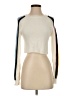 Blue Blush Color Block Ivory Pullover Sweater Size S - photo 1