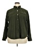 Unbranded 100% Polyester Green Long Sleeve Blouse Size XL - photo 1