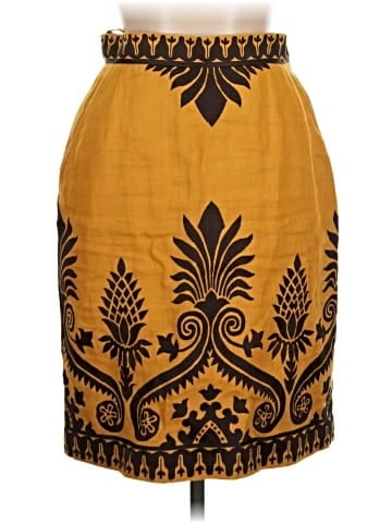 Oscar De La Renta Silk Skirt (view 1)
