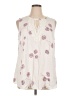 Daniel Rainn 100% Rayon Ivory Sleeveless Blouse Size 1X - photo 1