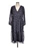 Madewell 100% Polyester Stars Blue Casual Dress Size L - photo 1