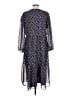 Madewell 100% Polyester Stars Blue Casual Dress Size L - photo 2